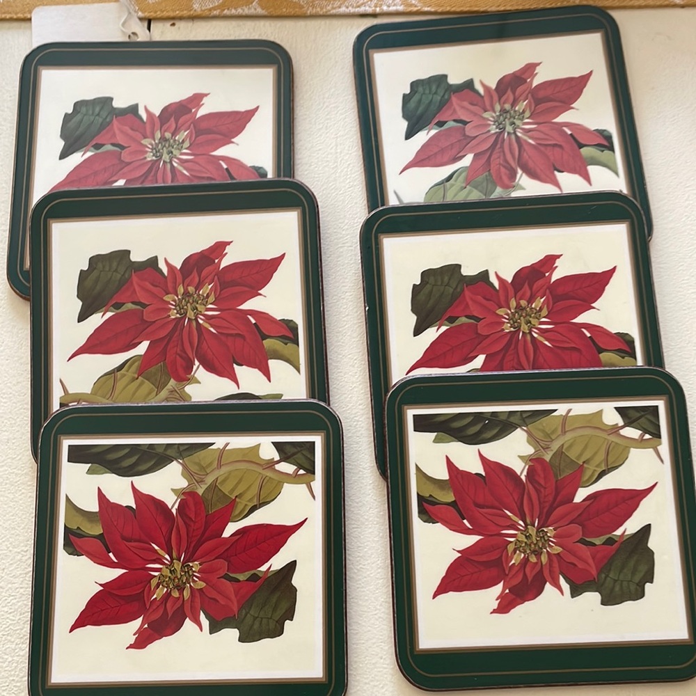 Vintage Pimpernel Coasters set of 6